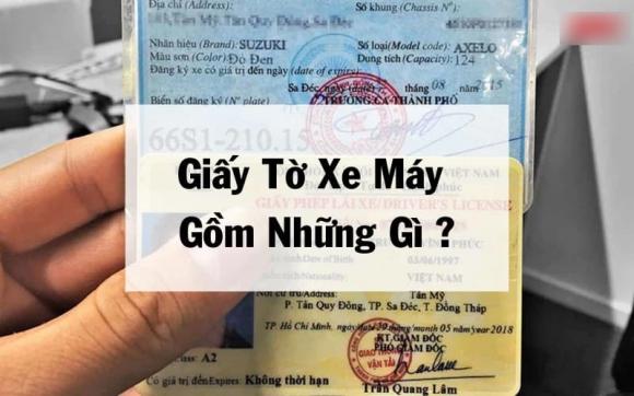 Quy định giao thông đường bộ, luật giao thông đường bộ, quy định đối với xe máy, mức phạt xe máy thiếu giấy tờ